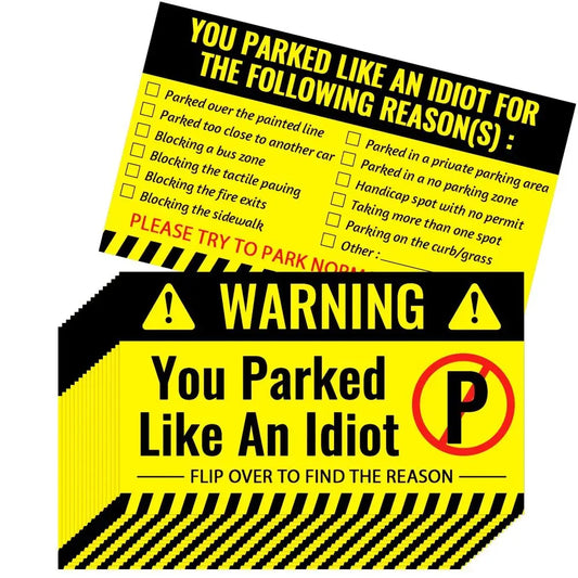 Bad Parking Cards - Improve Center