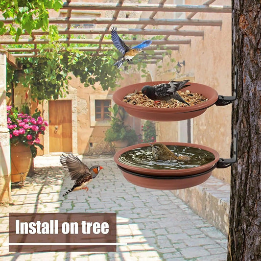Tree-Mounted Bird Bath - Improve Center