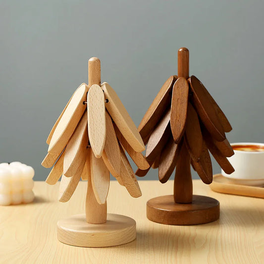 Wooden Trivet Heat Resistant - Improve Center