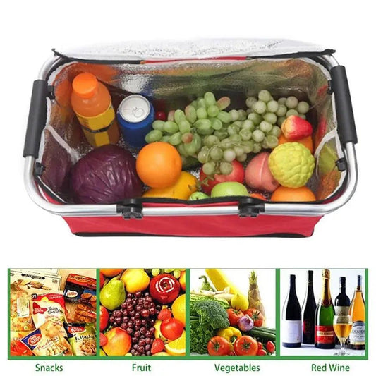 Large Folding Picnic Cooler Bag - Improve Center