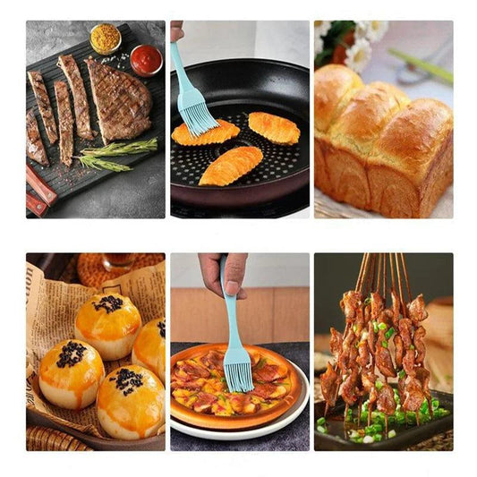 Silicone Oil Brush for BBQ & Baking - Improve Center