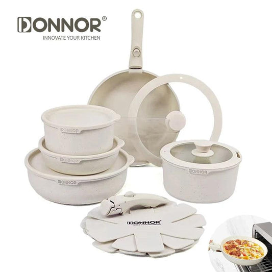 Oven-Safe Cookware with Removable Handles - Improve Center