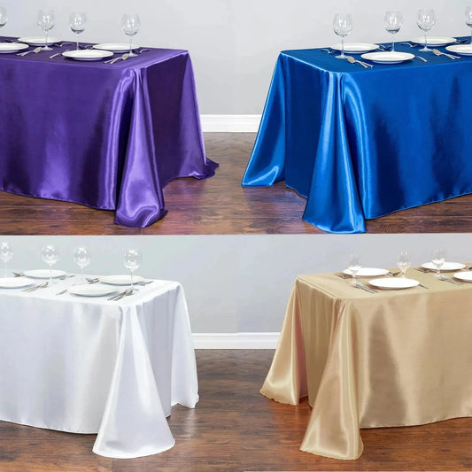 Solid Color Satin Table - Improve Center