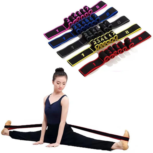 8 Section Style Dance Yoga Stretching Belt - Improve Center
