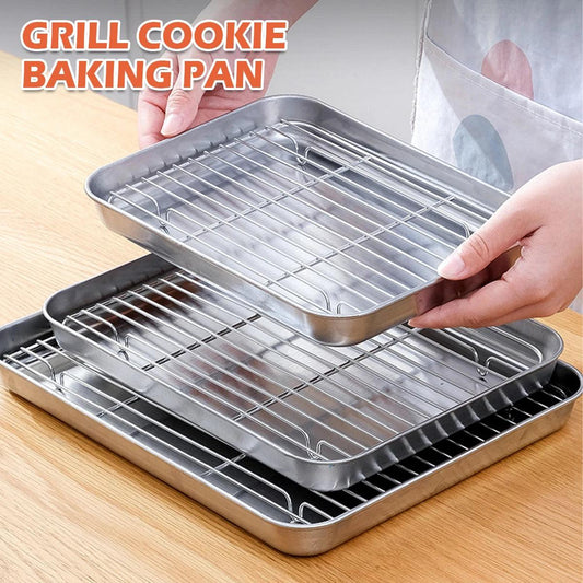 Stainless Steel Baking Pan Tray - Improve Center