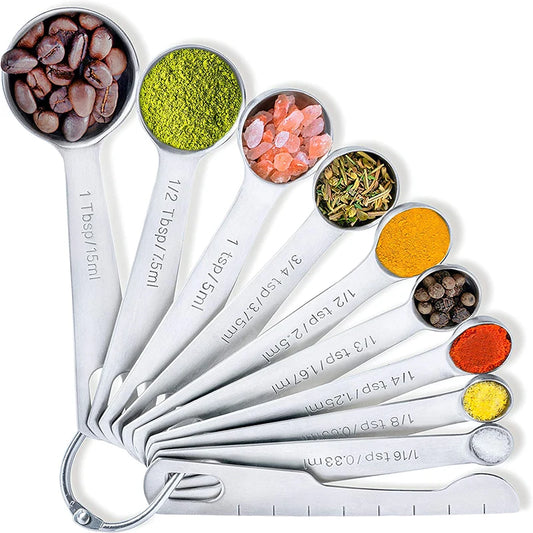 Stainless Steel Measuring Spoons Cups Set - Improve Center