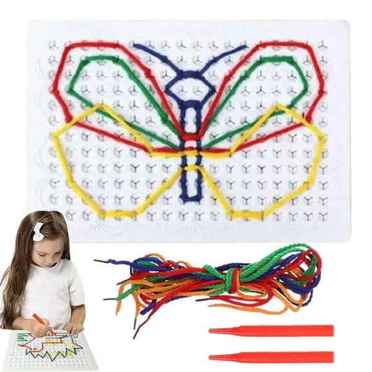 Thread Board Lacing Toy - Improve Center