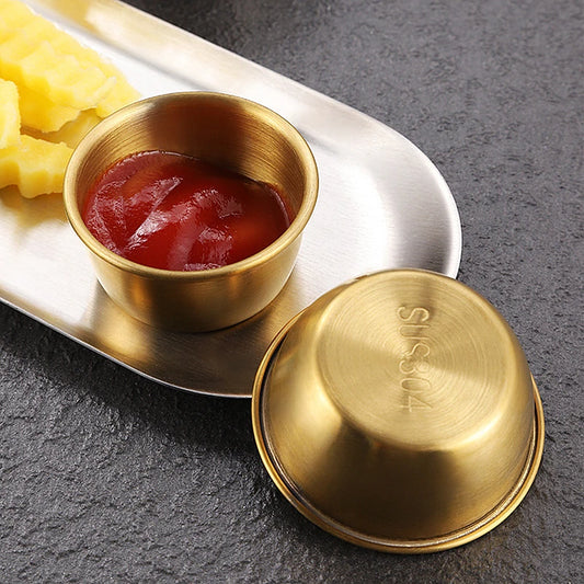 Korean Stainless Steel Small Sauce Cup - Improve Center