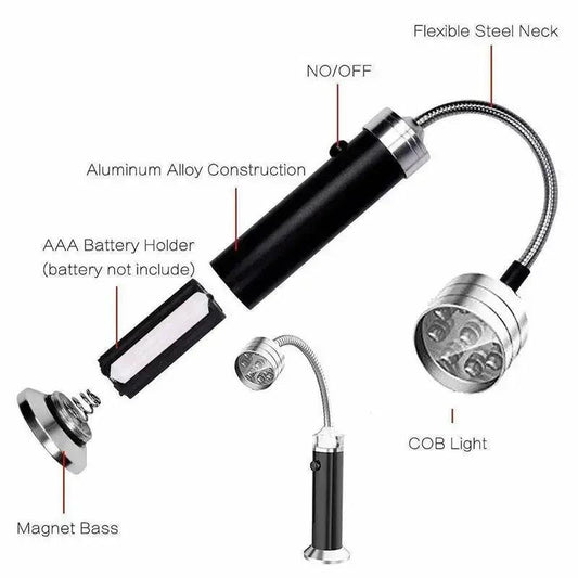 Heat-Resistant Gooseneck Grill Lamps - Improve Center