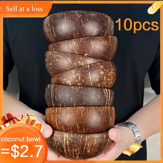 Natural Coconut Bowl Dinner Set - Improve Center