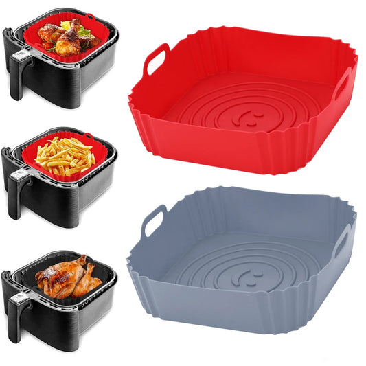 Silicone Air Fryer Baking Tray - Improve Center