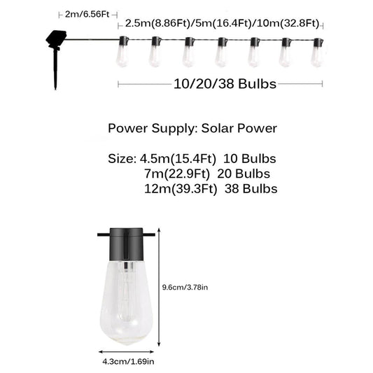 LED Globe Bulb Garland - Improve Center