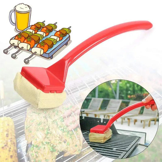 BBQ Cleaning Brush & Degreasing Cloth - Improve Center