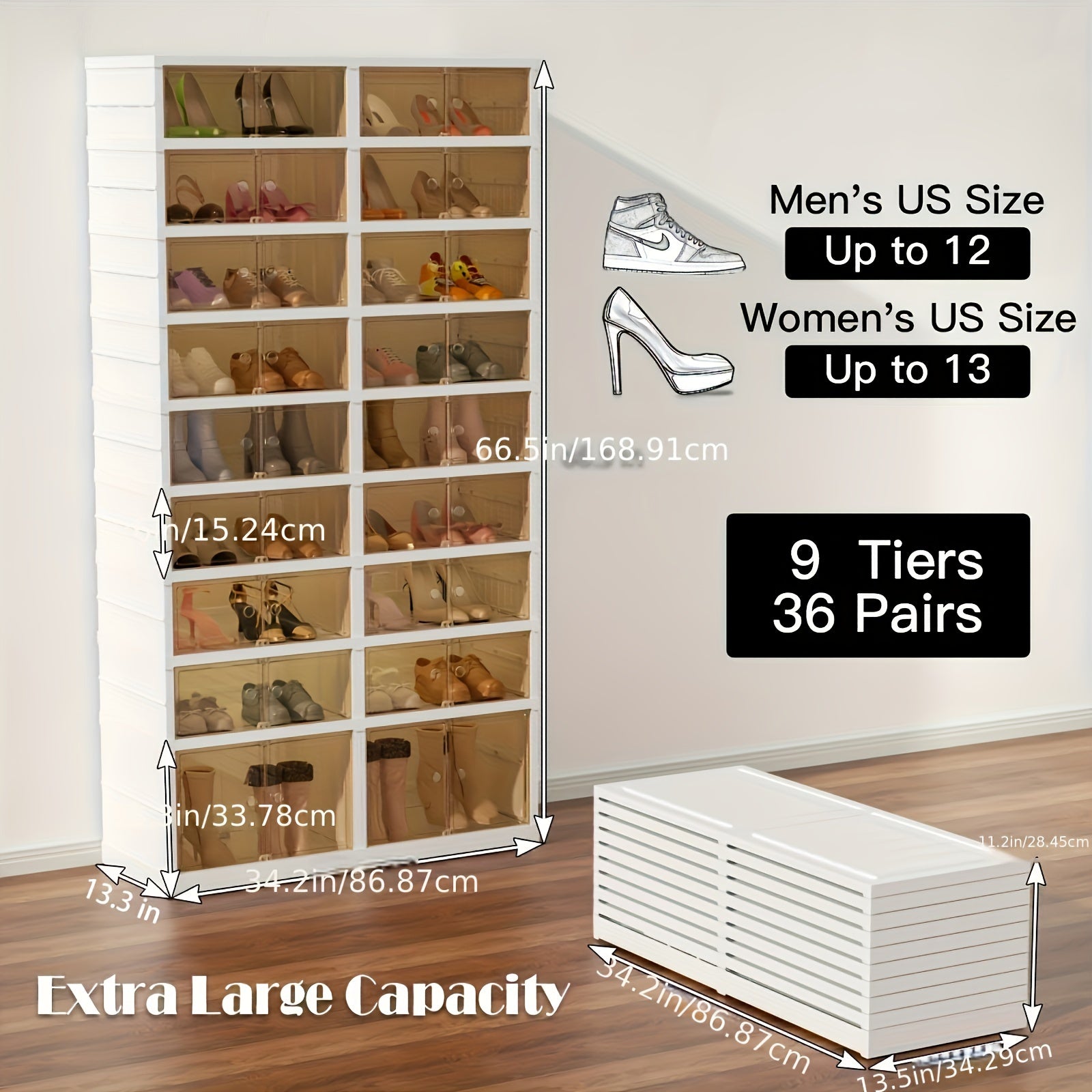 Portable Shoe Rack Organizer