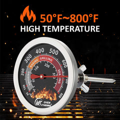 BBQ Charcoal Smoker Gauge