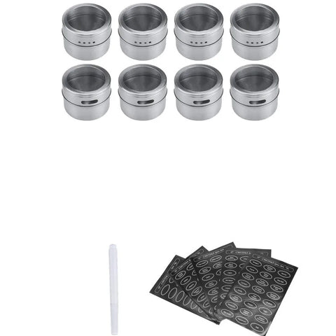 Magnetic Spice Jars Set