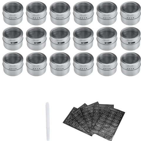 Magnetic Spice Jars Set