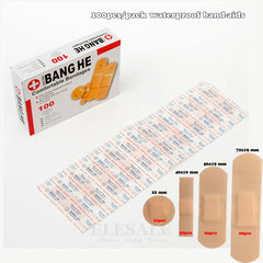 100Pcs/Pack Waterproof Bandages First Aid