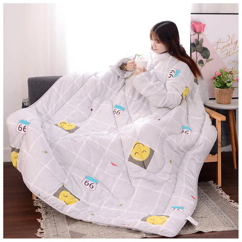 Cozy Sleeved Quilt Blanket - Improve Center