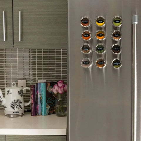 Magnetic Spice Jars Set