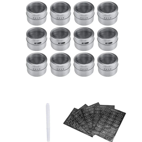 Magnetic Spice Jars Set