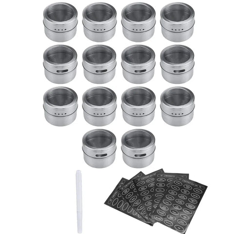 Magnetic Spice Jars Set