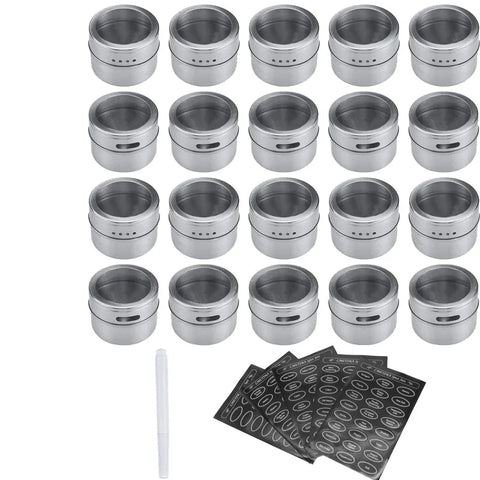 Magnetic Spice Jars Set