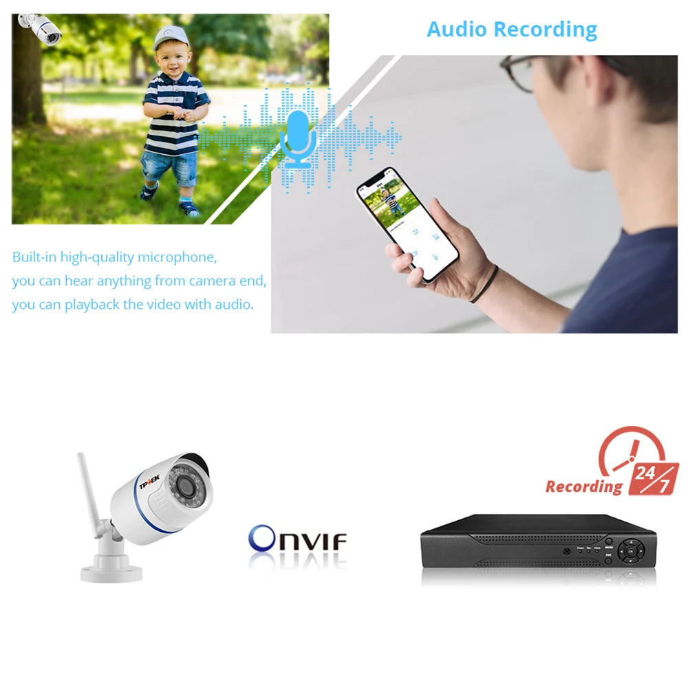 Outdoor WiFi Home Security Camera - Improve Center