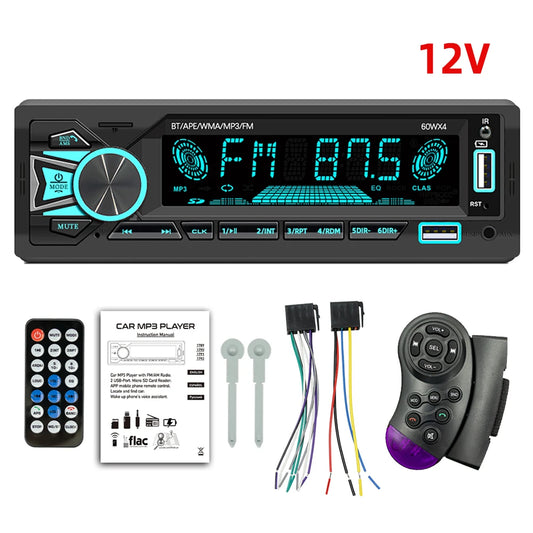 Car Radio 1Din Stereo Bluetooth MP3 Player - Improve Center