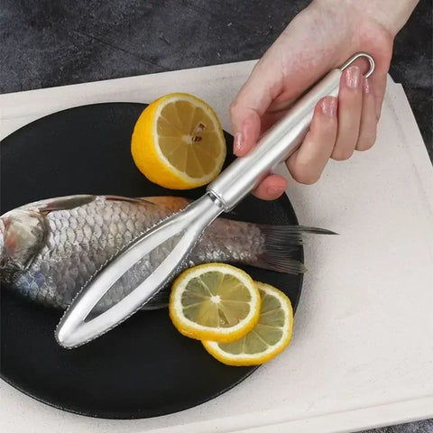 Fish Scales Scraping