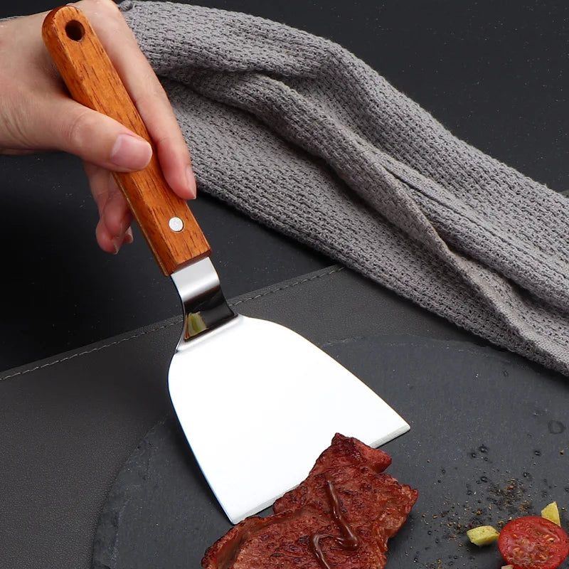 Stainless Steel Spatula with Wooden Handle