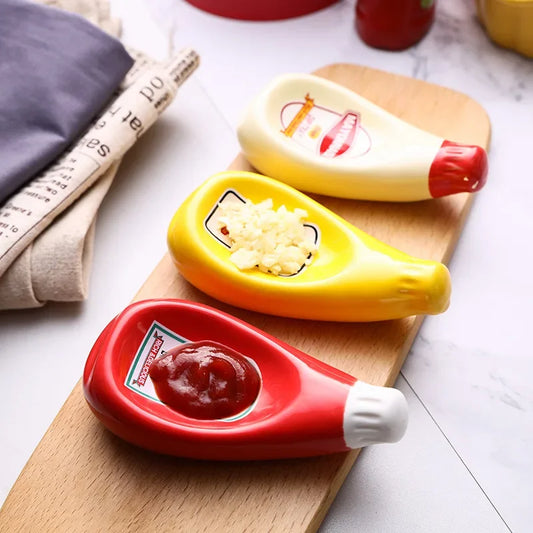 Tomato-Shaped Sauce Dish - Improve Center