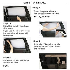 Car Sun Shade Side Window Curtain