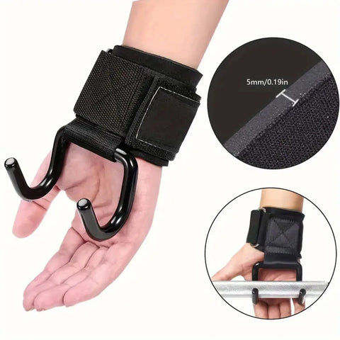 Heavy-Duty Wrist Hooks
