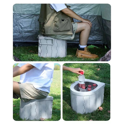 Foldable Travel Toilet – Compact Outdoor Potty for Camping & Emergencies