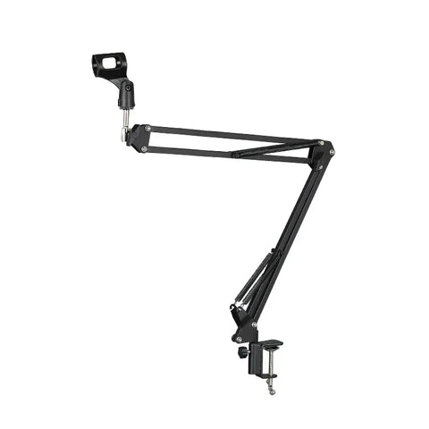 Adjustable Microphone Suspension Boom Scissor Arm Stand for K669 K670 K658 K678 K690,Compact Mic Stand for Broadcasting - Improve Center