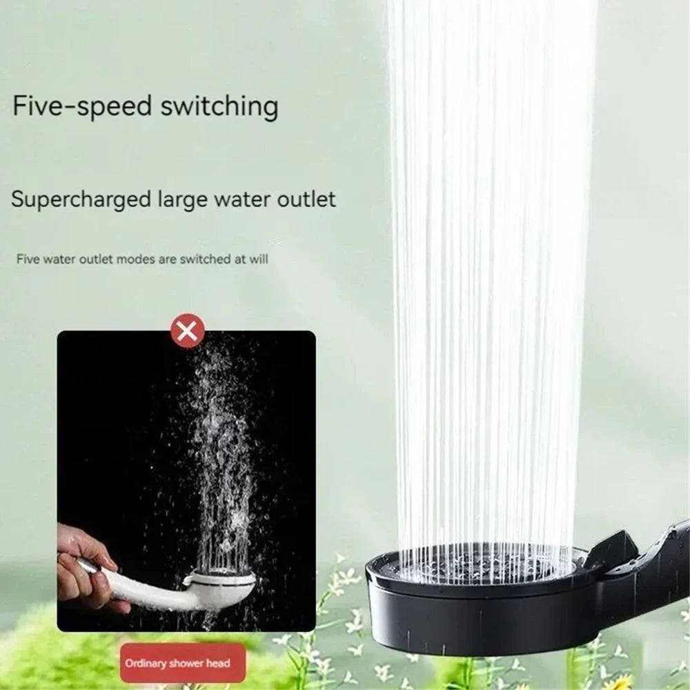 5 Modes Bathroom Shower Head