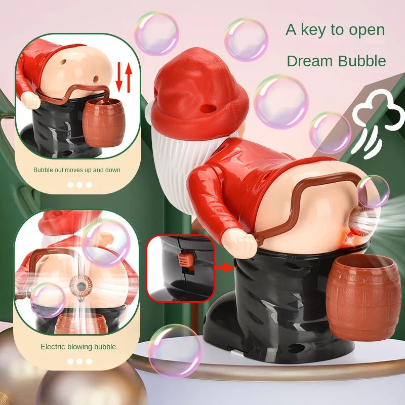 New Christmas Santa Bubble Blower With Music