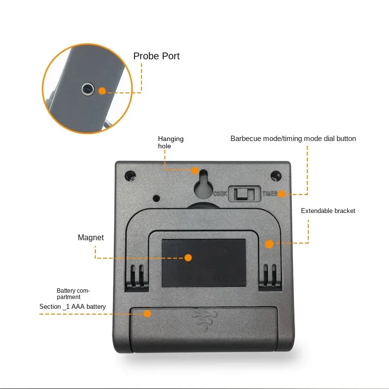 TP700: Digital BBQ Thermometer