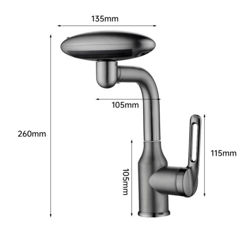 4 Modes 360° Rotation Faucet