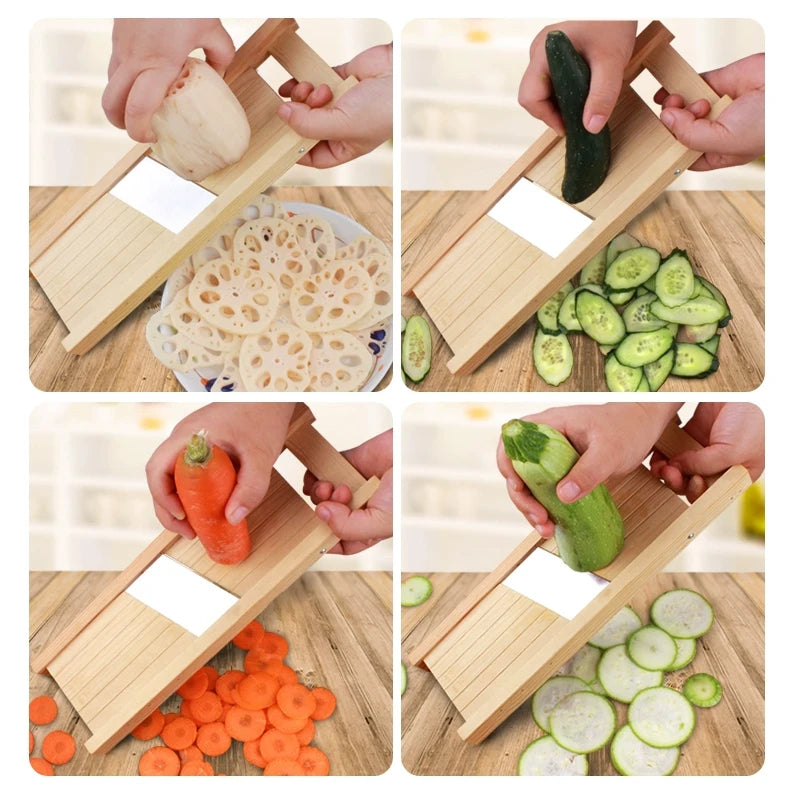 New Wooden Vegetables Cutter