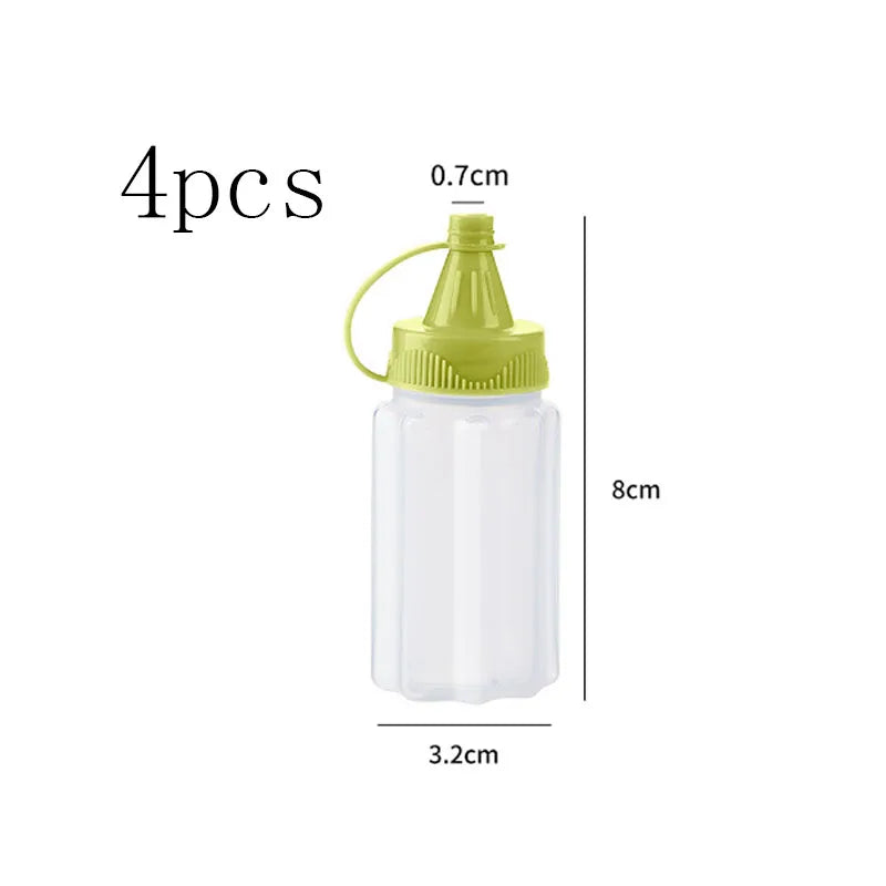 4pcs Plastic Sauce Squeeze Bottles - Improve Center