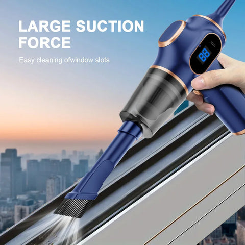 Rechargeable Portable Vacuum Cleaner – Multi-Surface Car & Home Use