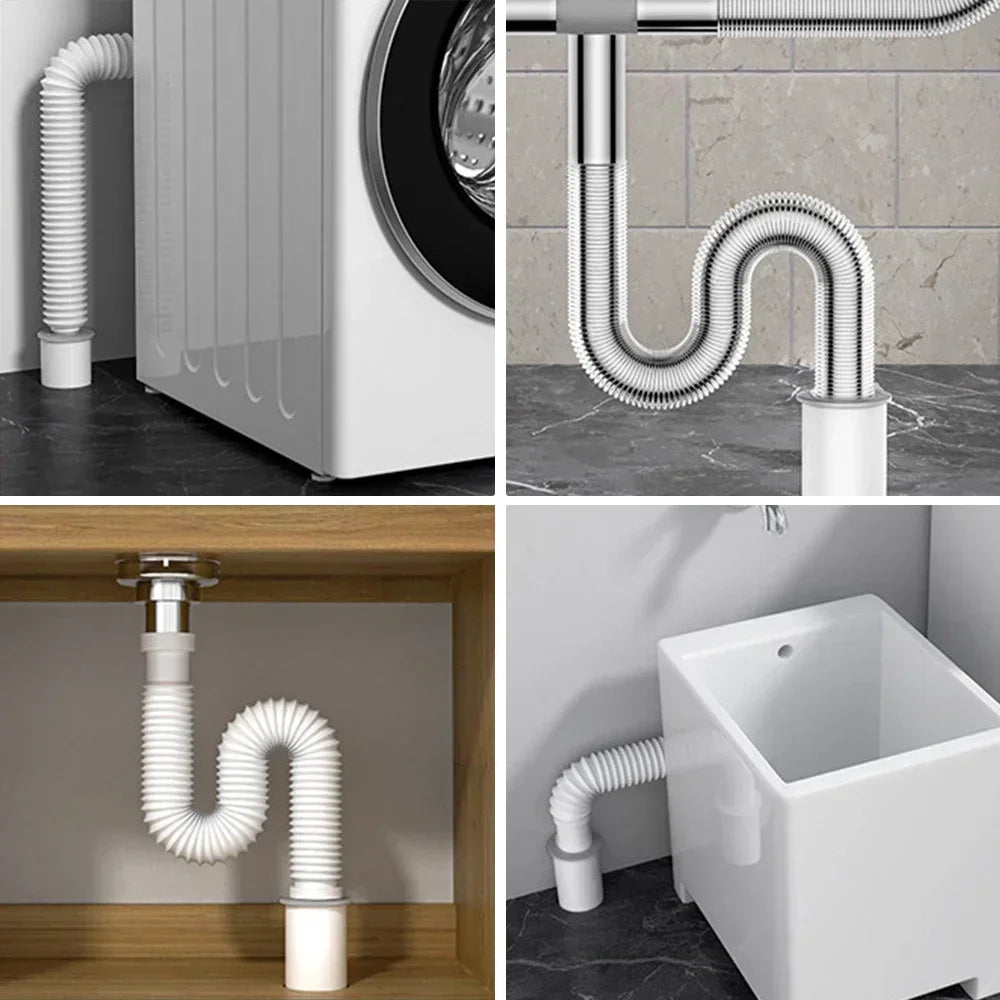 Silicone Drain Pipe Kitchen Sink