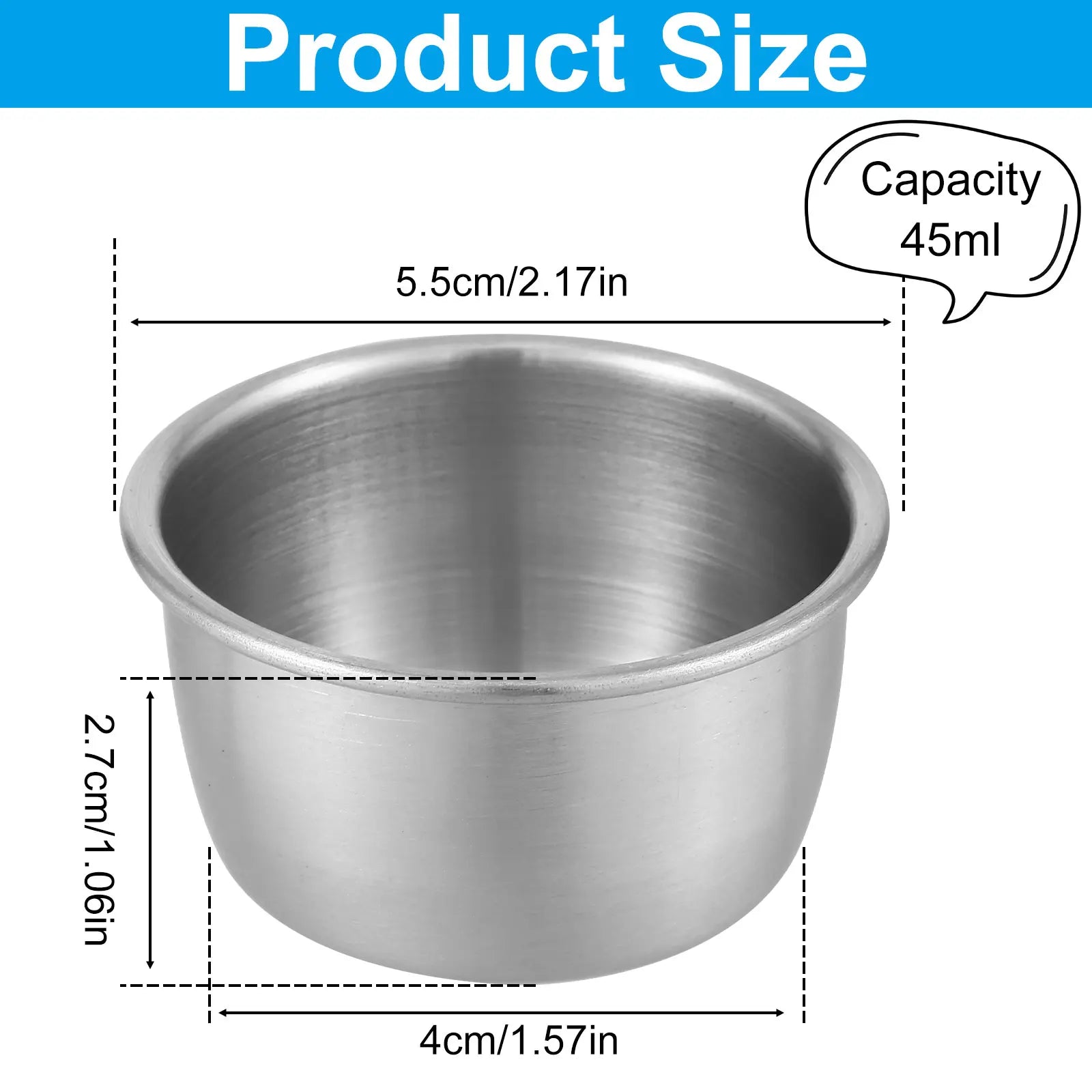 12 Pcs Stainless Steel Dipping Bowls