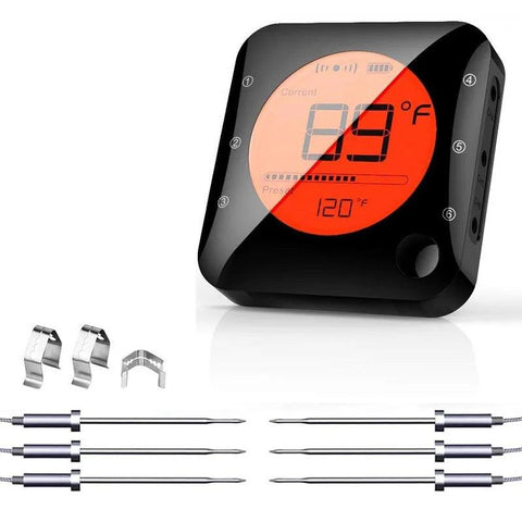 6-Probe Bluetooth Meat Thermometer - Improve Center