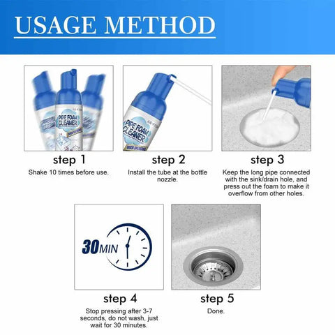 Drain Foam Cleaner - Improve Center