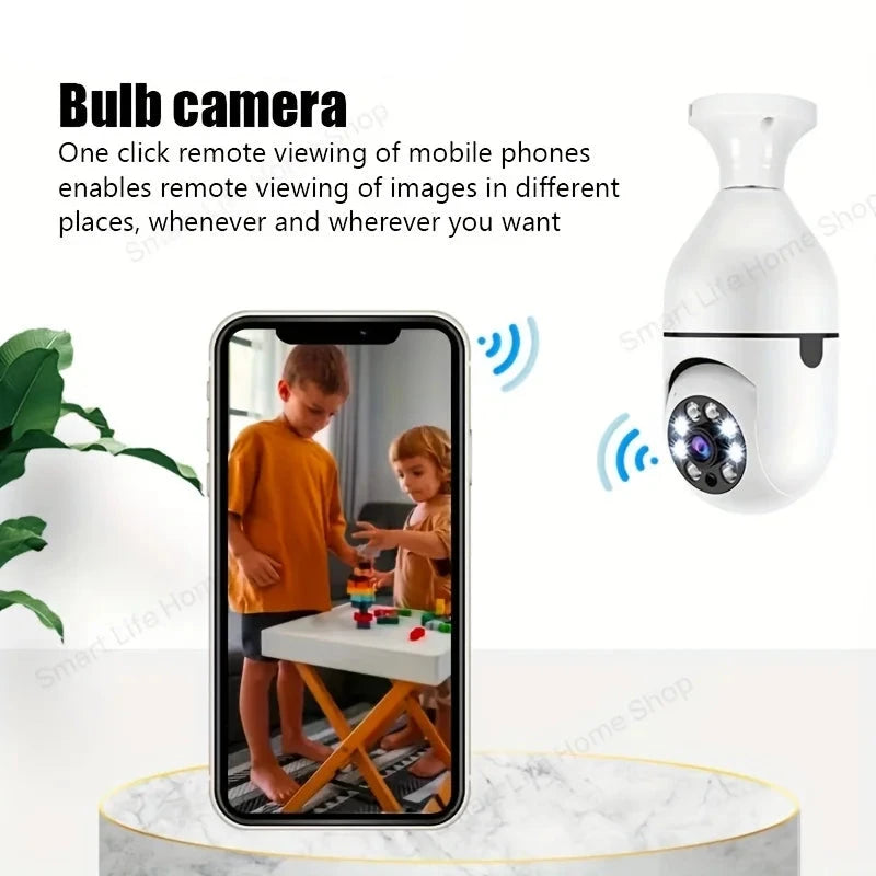 2.4G E27 Bulb Wifi Surveillance Camera