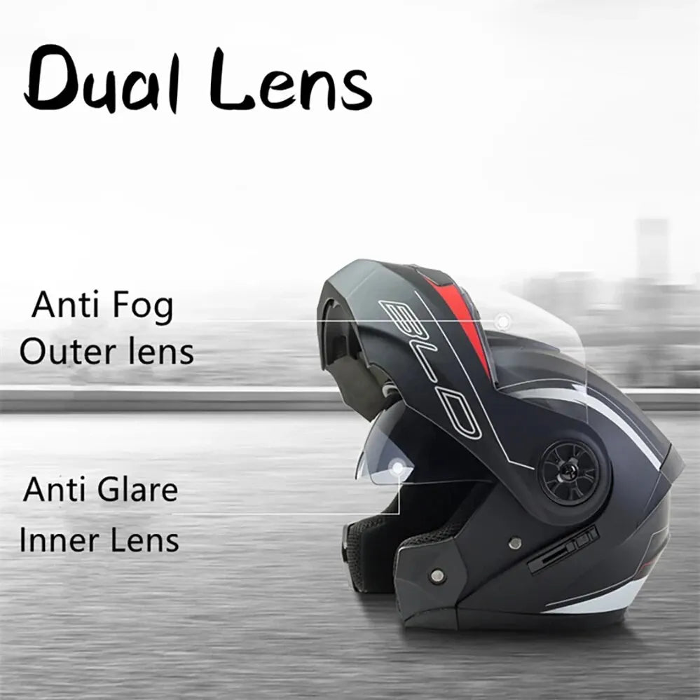 Dual Lens Flip Up Helmets