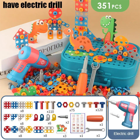 Electric Set Drill Screw Kids Toy - Improve Center